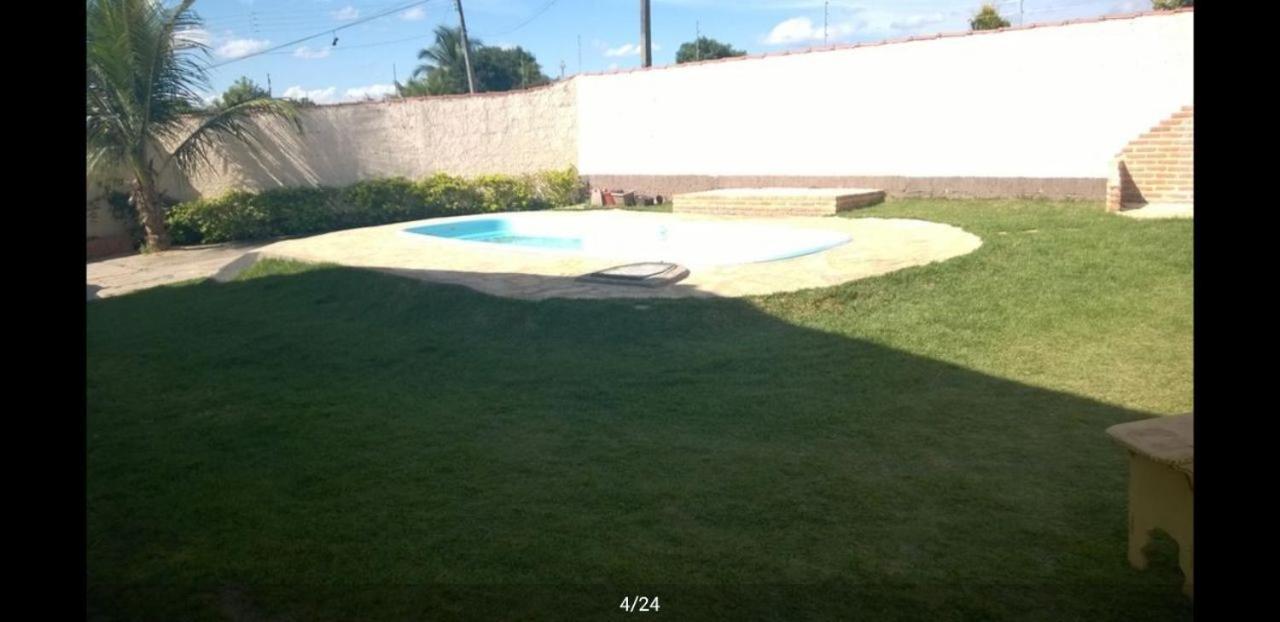 Otima Casa Caldas Novas 2 Km Do Centro Para Ate 14 Pesssoas Com Piscina Aquecida, Churrrasqueira, Wifi Buitenkant foto